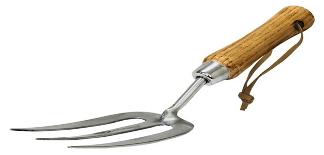 Stainless Steel Fork With Ash Wood Handle