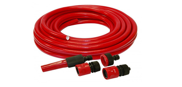 15m Hose Pipe + 4 Connectors